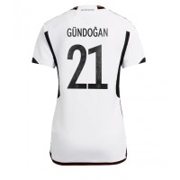 Fotballdrakt Dame Tyskland Ilkay Gundogan #21 Hjemmedrakt VM 2022 Kortermet